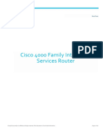 Cisco 4000 Family Integrated Services Data Sheet PDF