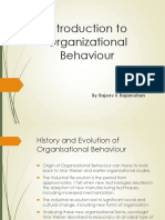 Unit 5 - Introduction To Organizational Behaviour