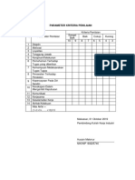 Parameter Kriteria Penilaian