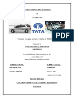 Summer Traning Project Report ON Tata Motors