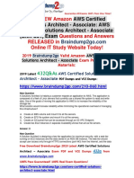 (November-2019) Braindump2go New AWS-Certified-Solutions-Architect-Associate VCE Dumps Free Share PDF