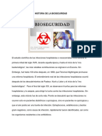 Historia de La Bioseguridad