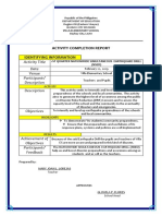 ACR & Narrative Report On 1st NSED 2019 VILLA ES