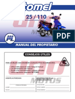 Manual Usuario Motomel Blitz 110 Base One PDF