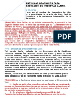 LAS 33 ORACIONES y PROMESAS PARA ALCANZAR LA SALVACIÓN