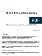 AFM 2: Interest Rate Swaps: S Krishnamoorthy:, Cell:9821461488