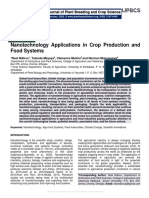 Nanotechnology Applications in Crop Production and Food Systems