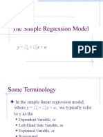 The Simple Regression Model