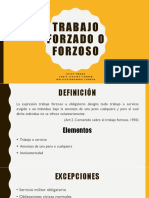 Trabajo Forzado o Forzoso