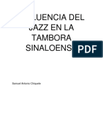 INFLUENCIA DEL JAZZ EN LA TAMBORA SINALOENSE (Corrección)