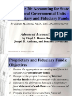 Chapter 20 Accounting For State and Local Governmental Units - Proprietary and Fiduciary Funds