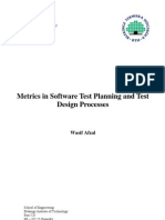 Master Testing Plan Thesis