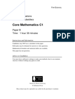 Solomon B QP - C1 Edexcel PDF