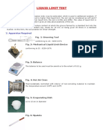 Liquid Limit Test