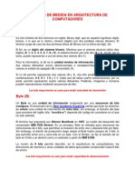 Unidades de Medida en Arquitectura de Computadores PDF