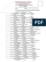 Achievement Test EPP Grade 6