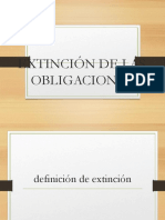 Extincion Obligaciones