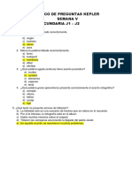 Banco de Preguntas Kepler - Quinta Semana Primero Hasta Pre U