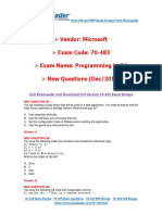 (Dec-2019) New PassLeader 70-483 Exam Dumps