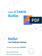 Let's Learn Kotlin