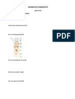 QH18 Handouts For Semantics Grad