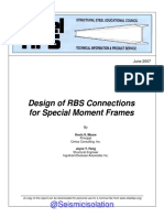 Design of RBS Connections For Special