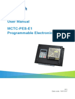 《MCTC PES E1扶梯可编程电子安全系统用户手册》 英文+19010187 A01 PDF