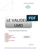 Le Validateur LMD Licence 1 Édition 2015 Pour Les Étudiants