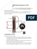 Linear Variable Differential Transformer LVDT