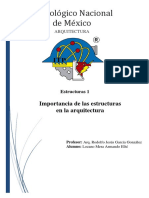 Importancia de Las Estructuras en La Arquitectura