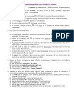 Exercícios Extras Sobre Concordância Verbal - 16 - 09