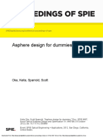 Asphere Design For Dummies