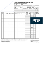 SF 7 - School Personnel Assign. List & Basic Profile