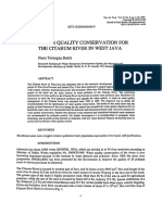 Water Quality Conservation For The Citarum River in West Java PDF