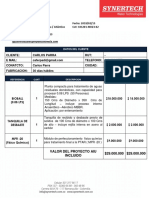 Propuesta PTAR (0.08 LPS) Cotizacion