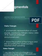 1 - The Segmentals - Vowels, Dipthongs, Consonants Intro