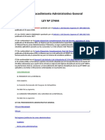 Ley 27444 - 2019 PDF