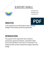 LAB REPORT NO 12 (Electrical Engineering)