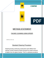 Method Statement Cleaning Glass