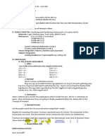 Lesson Plan in Math2 Fraction