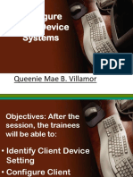 Configure Client Device Systems