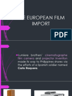 THE EUROPEAN FILM IMPORT Dhelcianne