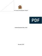 Malawi - National Education Policy