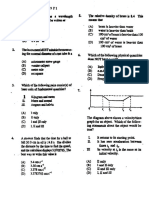 CSEC Physics June 1999 P1