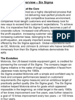 Six Sigma - Quality at The Core