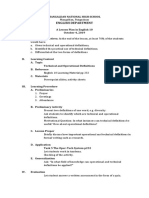 Lesson Plan On Operational Technical Definitions