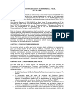 Ley de Prudencia y Transparencia Fiscal