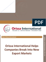 Orissa International Presentation