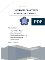 Laporan Hasil Praktikum Membuat Yoghurt