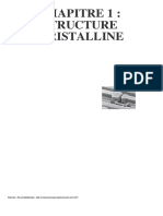 Chapitre 1 Structure Cristalline Des Mat PDF